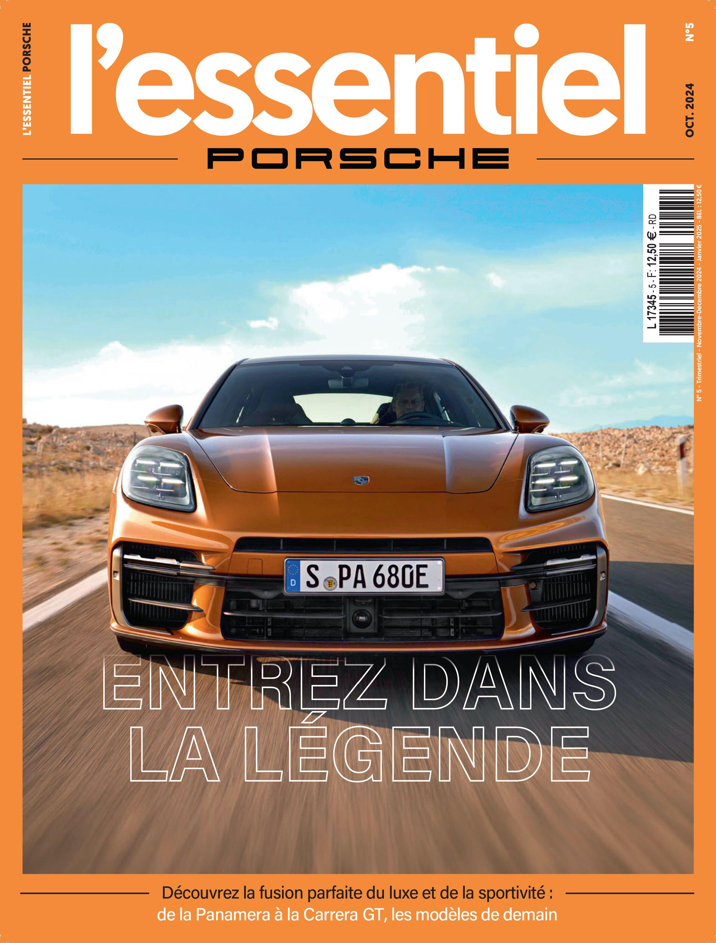 Журнал L'Essentiel Porsche - Octobre 2024